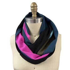 Carlisle Multicolor Poly Blend Infinity Twist Scarf Poly Viscose